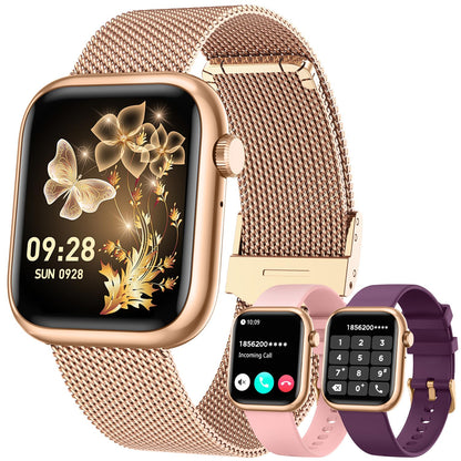 GoldFit Smartwatch: Women's Fitness Tracker & Caller - Small Enterprise