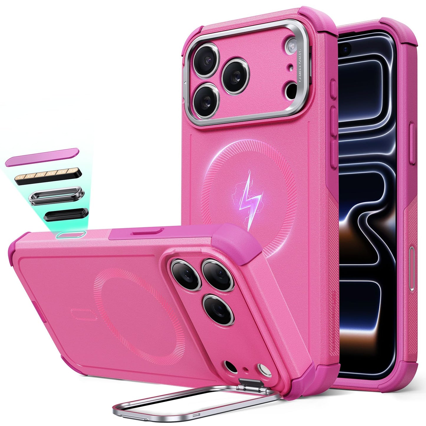 ESR Air Armor: Clear Black Military-Grade iPhone Case