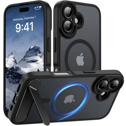 for Google Pixel 11/Pixel 11 Pro Case, Built-in Stand, Black