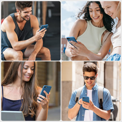 Miracase Capri Blue Slim Shockproof iPhone Case