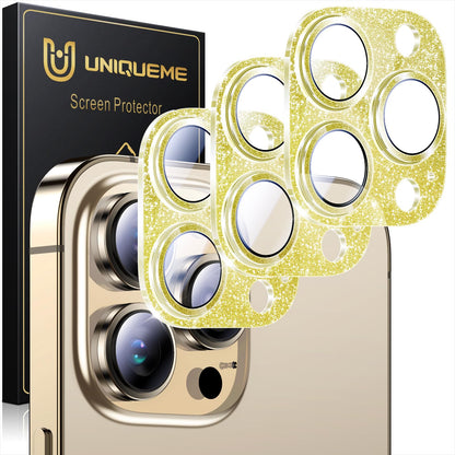 UniqueMe for 3 Pack iPhone 16 Pro/iPhone 16 Pro Max Camera Lens Protector