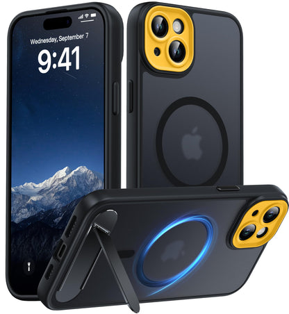 for Google Pixel 11/Pixel 11 Pro Case, Built-in Stand, Black