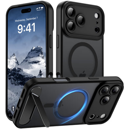 for Google Pixel 11/Pixel 11 Pro Case, Built-in Stand, Black