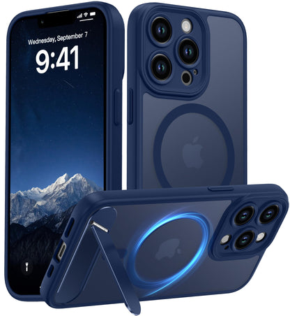 for Google Pixel 11/Pixel 11 Pro Case, Built-in Stand, Black