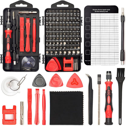 STREBITO 124-Piece Precision Screwdriver Set