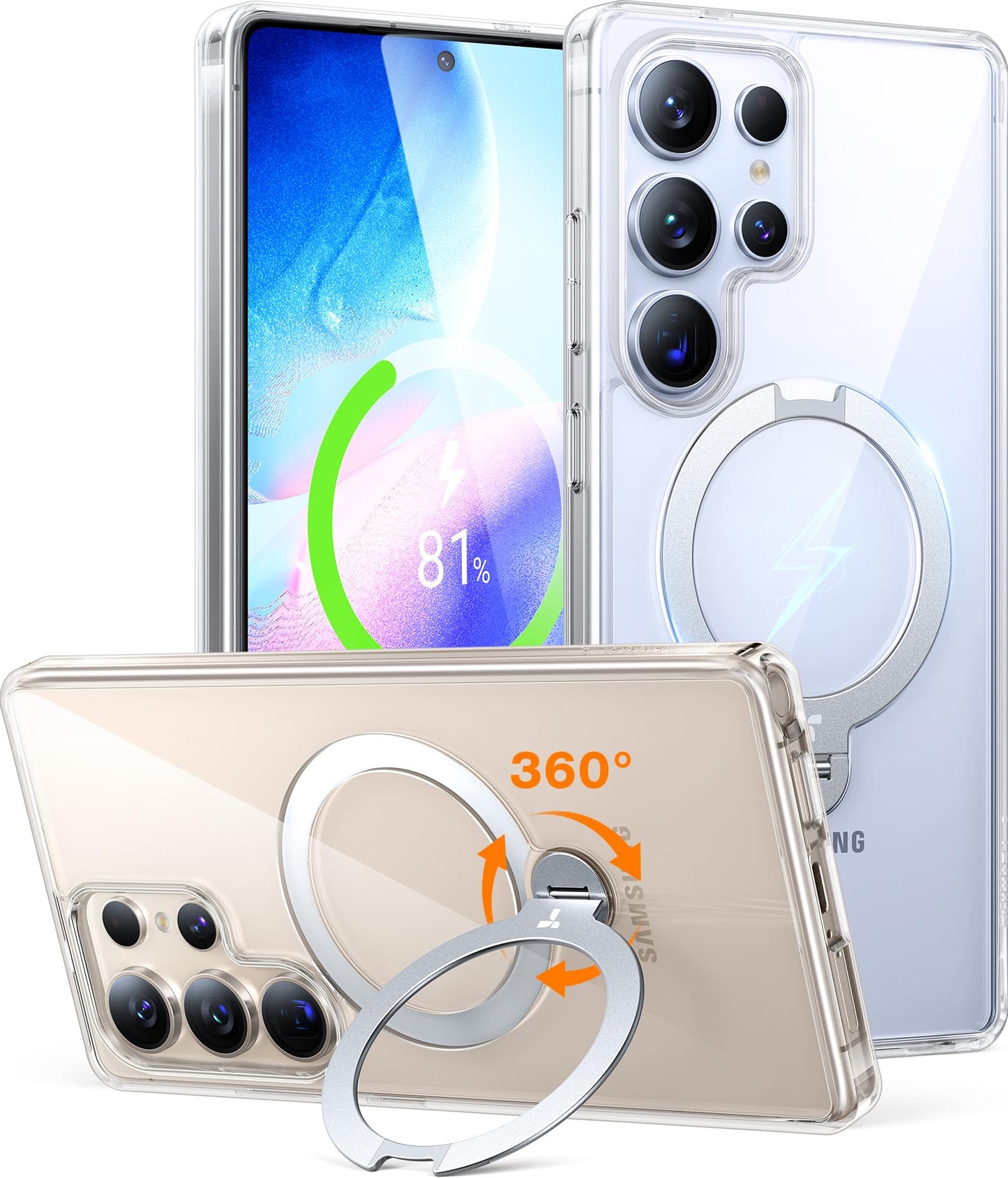 TORRAS Q3 Spin Samsung S26 Ultra Case MagSafe