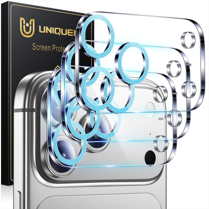 UniqueMe for 3 Pack iPhone 16 Pro/iPhone 16 Pro Max Camera Lens Protector