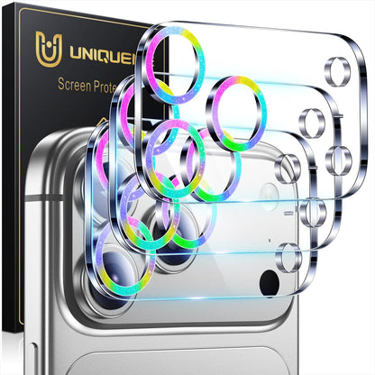 UniqueMe for 3 Pack iPhone 16 Pro/iPhone 16 Pro Max Camera Lens Protector