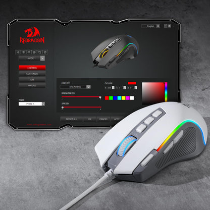 Redragon M612 PRO Swift RGB: 9-Button Gaming Mouse