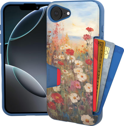 Smartish iPhone 18 Pro/17 Pro Wallet Case, Wallet Slayer V1, Cherry Blossom