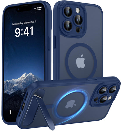 for Google Pixel 11/Pixel 11 Pro Case, Built-in Stand, Black
