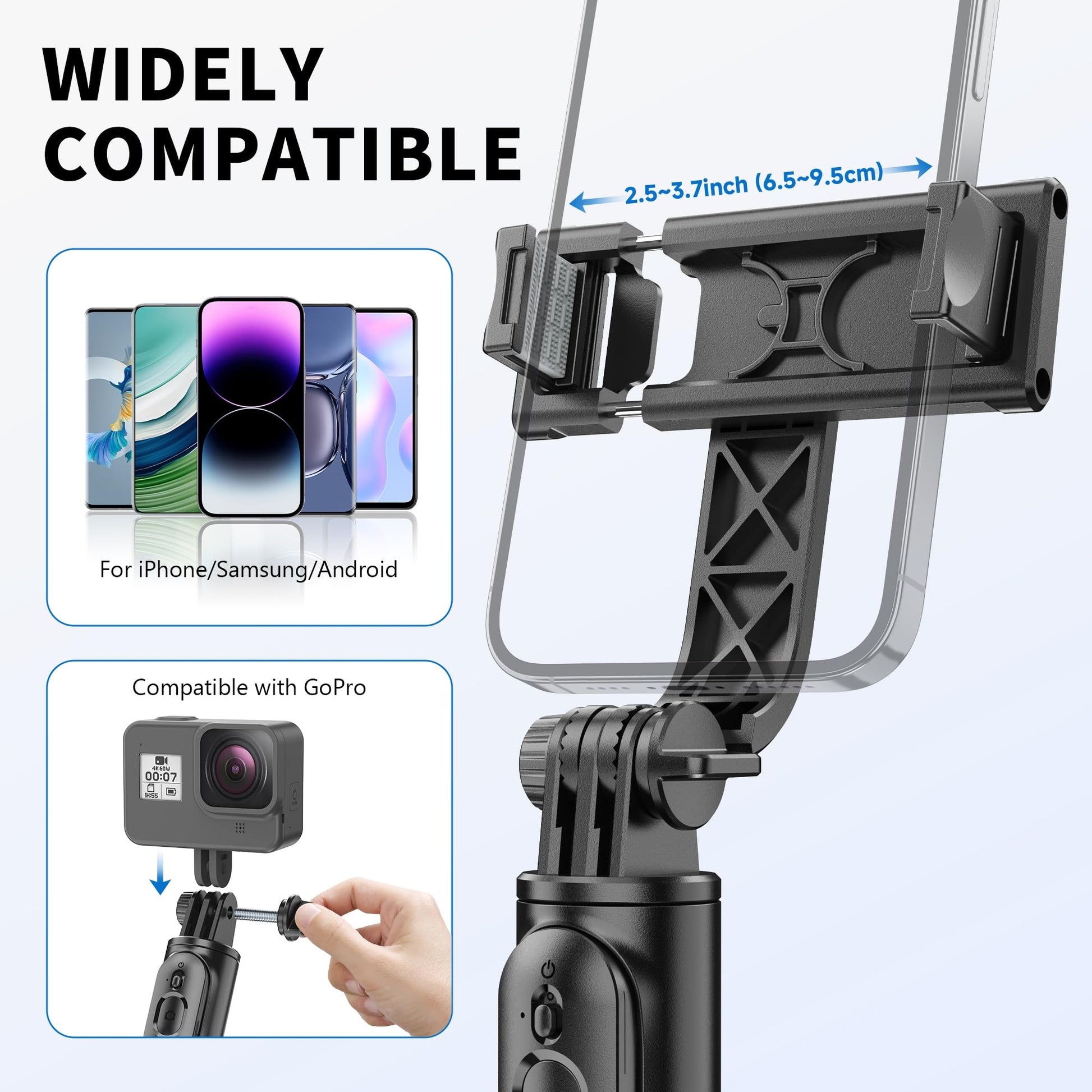 SelfieStickPro 41 with wireless remote and tripod stand for all phone models. - Small Enterprise