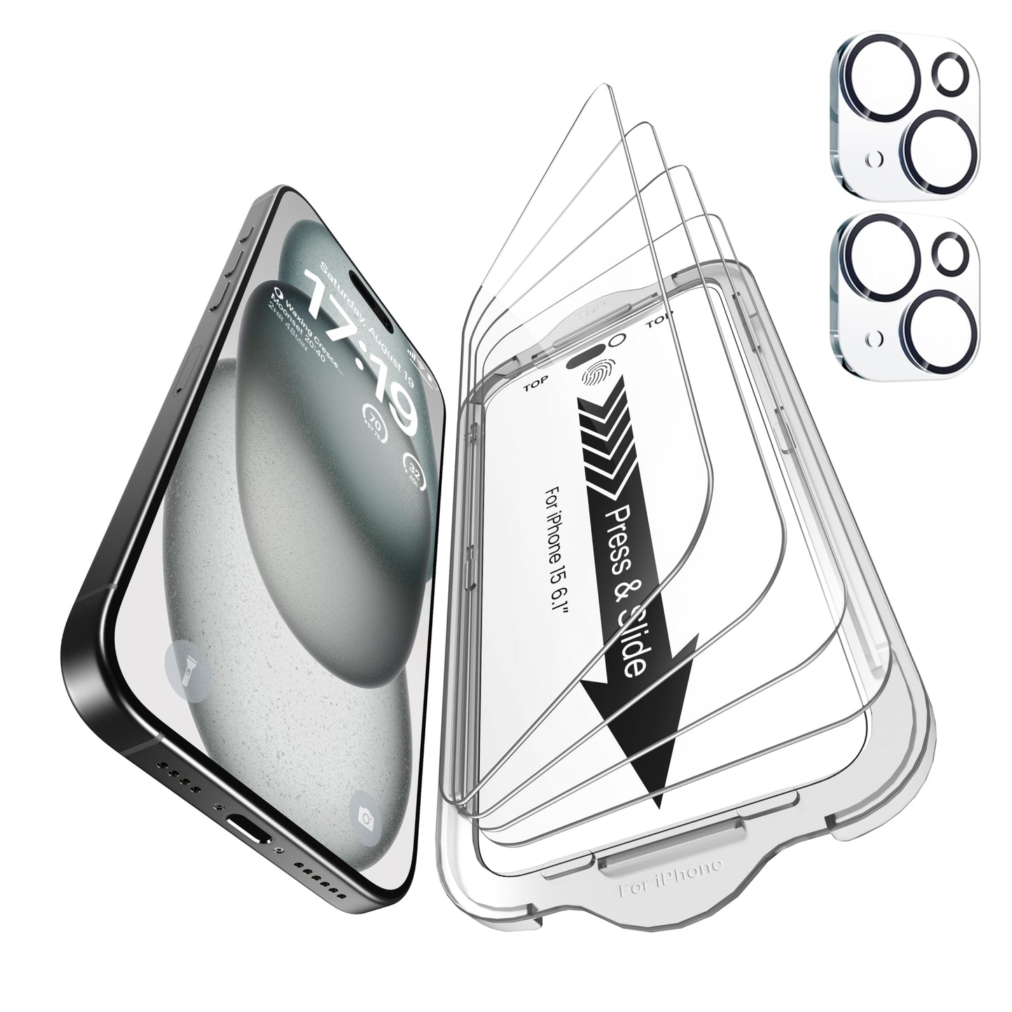 iPhone 13 4-Pack Privacy Glass Shield - Military Grade - Small Enterprise