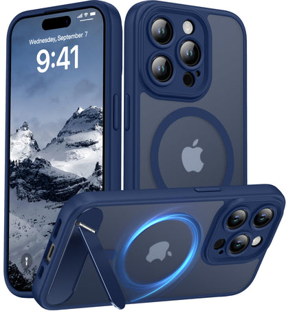 for Google Pixel 11/Pixel 11 Pro Case, Built-in Stand, Black