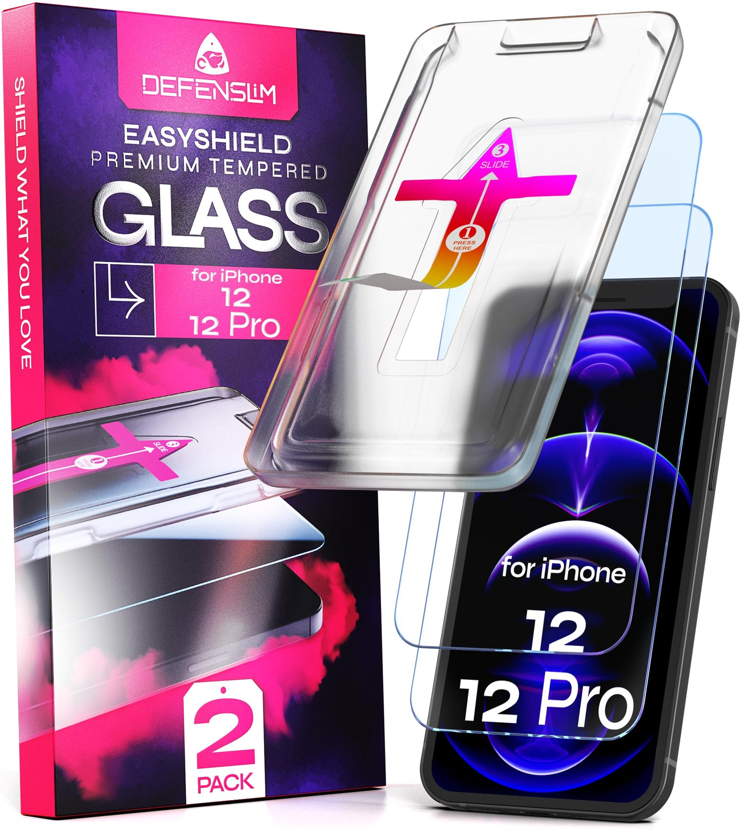 Defenslim iPhone 15 Pro Screen Protector 2-Pack
