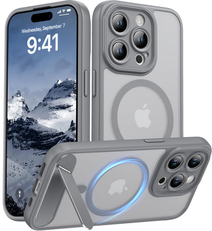 for Google Pixel 11/Pixel 11 Pro Case, Built-in Stand, Black