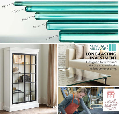 Suncraft Custom Cut Tempered Glass Panels
