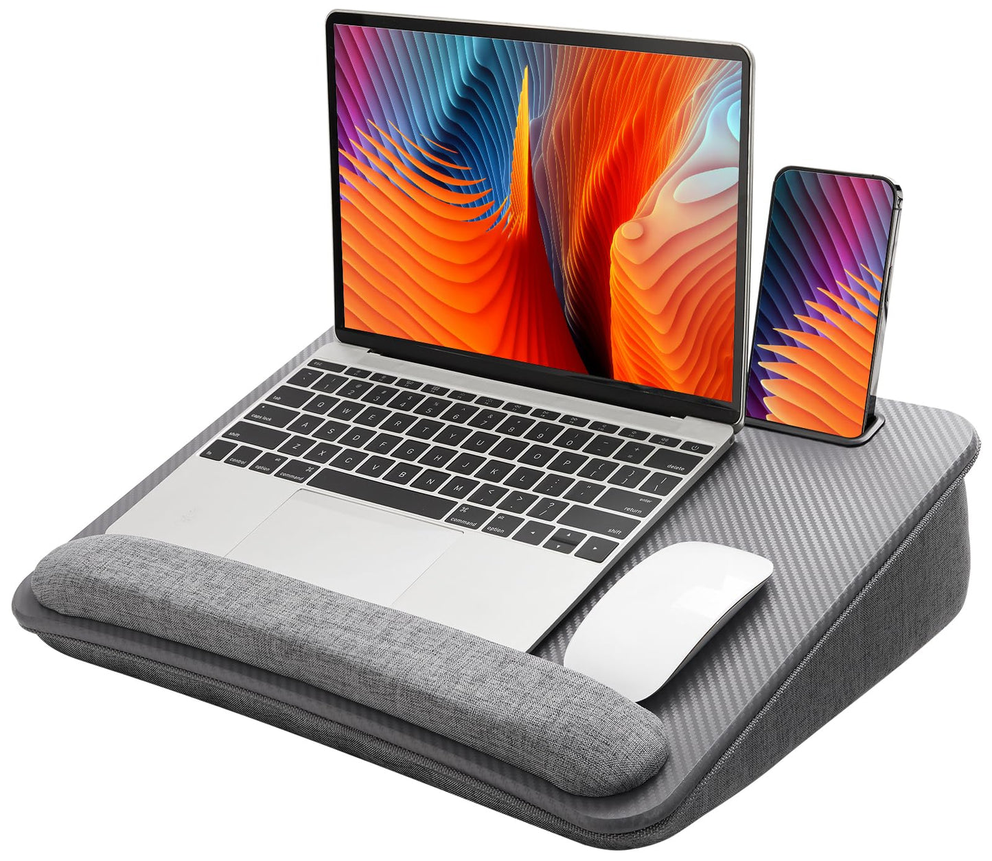 CushyLap Desk: Portable Laptop Stand & Storage