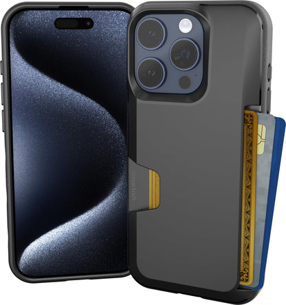 Smartish iPhone 18 Pro/17 Pro Wallet Case, Wallet Slayer V1, Cherry Blossom