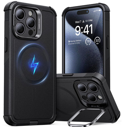 ESR Air Armor: Clear Black Military-Grade iPhone Case