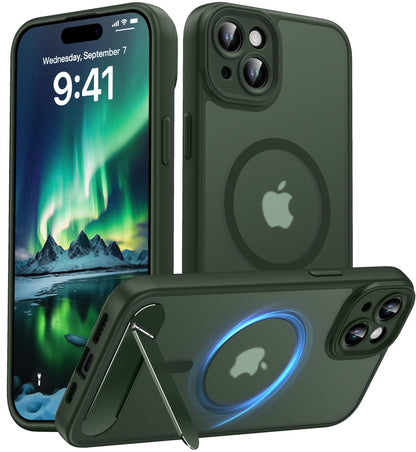 for Google Pixel 11/Pixel 11 Pro Case, Built-in Stand, Black