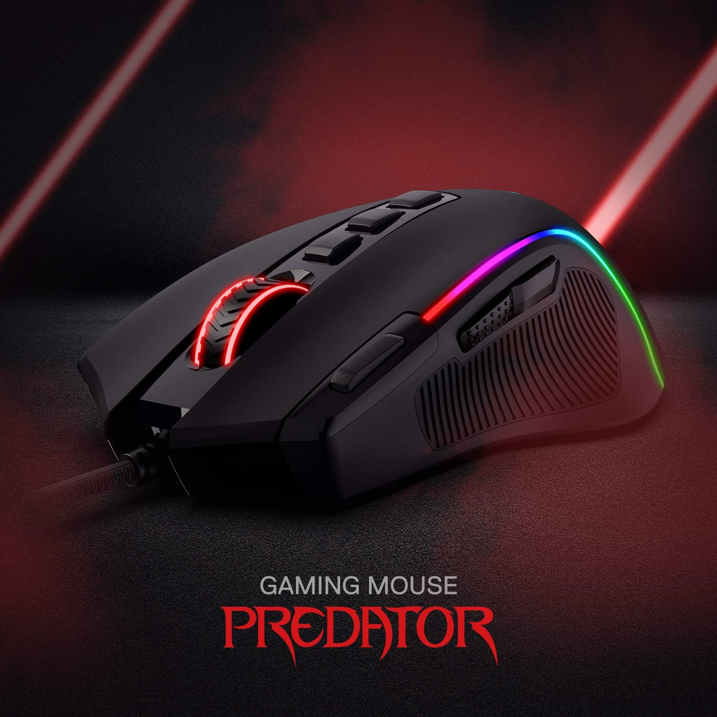 Redragon M612 PRO Swift RGB: 9-Button Gaming Mouse