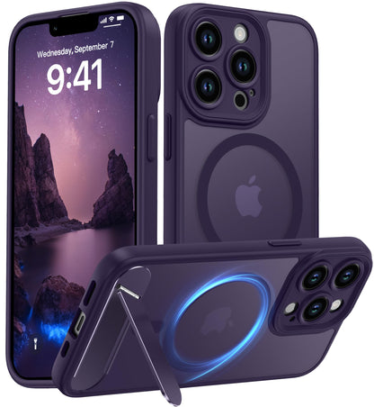 for Google Pixel 11/Pixel 11 Pro Case, Built-in Stand, Black