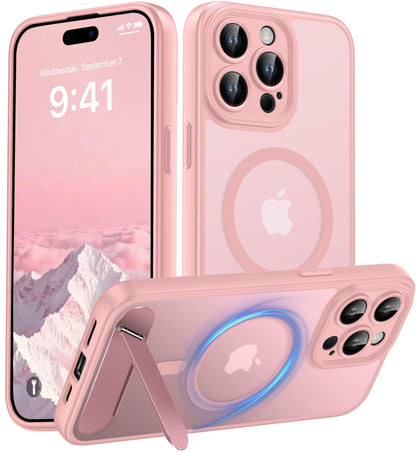 for Google Pixel 11/Pixel 11 Pro Case, Built-in Stand, Black