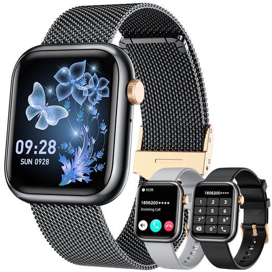 GoldFit Smartwatch: Women's Fitness Tracker & Caller - Small Enterprise
