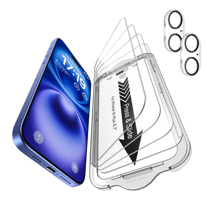 iPhone 13 4-Pack Privacy Glass Shield - Military Grade - Small Enterprise