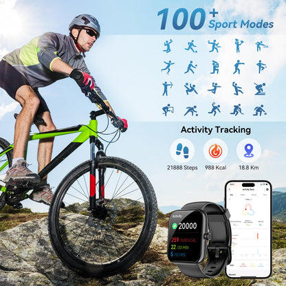 FitSmart Alexa Watch: HD Touchscreen & Health Tracker - Small Enterprise