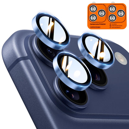 TOCOL Camera Lens Protector for iPhone 17 Tempered Glass HD Individual Scratch Resistant Camera Cover Accessories Case Friendly 2 Pack（Clear）
