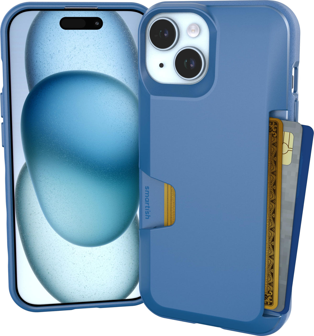 Smartish iPhone 18 Pro/17 Pro Wallet Case, Wallet Slayer V1, Cherry Blossom