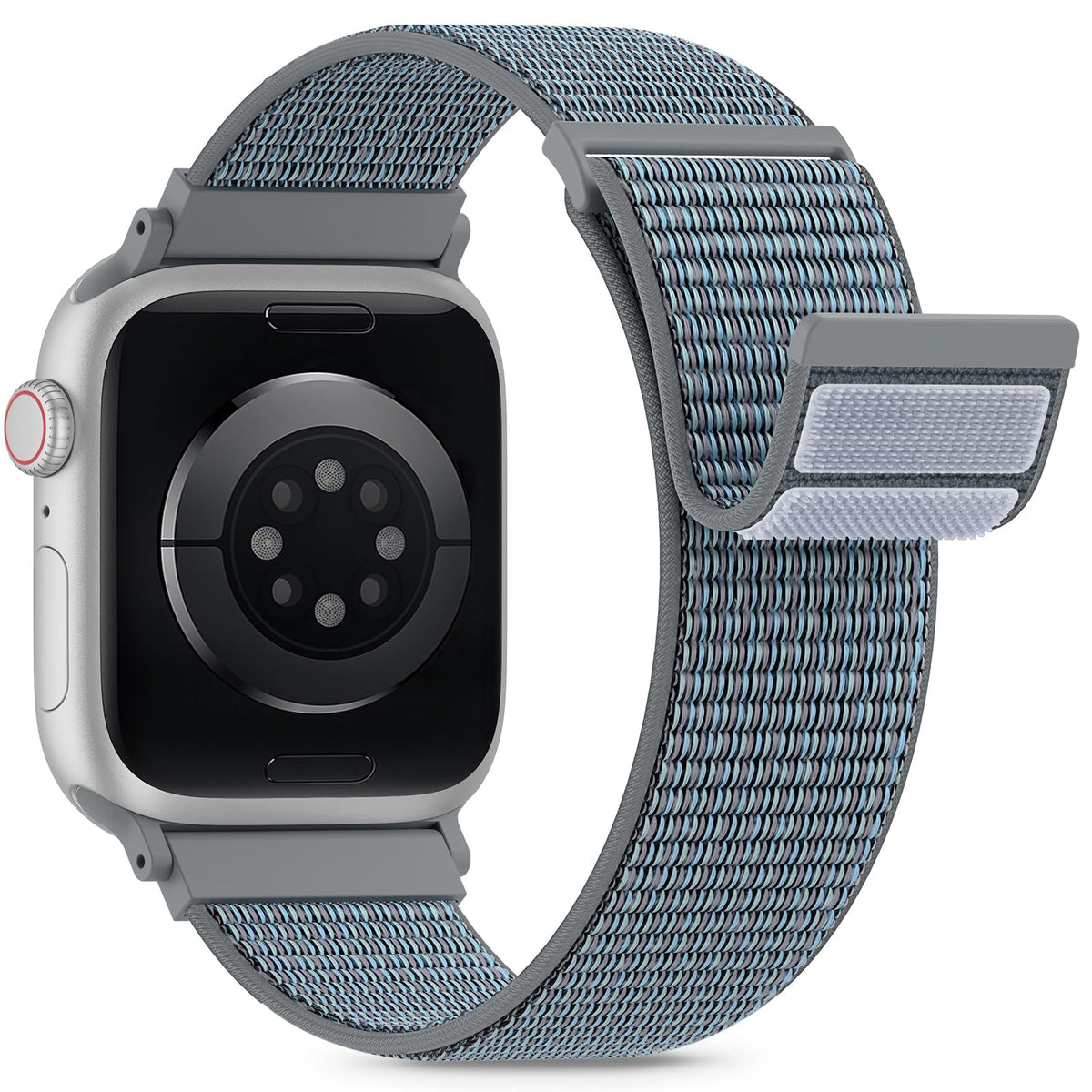 Nylon Loop Sport Band Compatible with Apple Watch Bands 44mm 45mm 46mm 49mm 42mm for Women Men, iWatch Wrist Straps for Ultra 3 2, Se, Series 11 10 9 8 7, Breathable, Soft Band Ideal for Outdoor