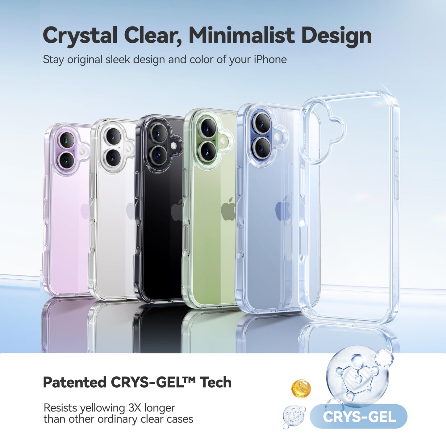 CrystalGuard i12 Pro Max Clear Case