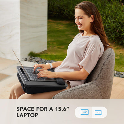 CushyLap Desk: Portable Laptop Stand & Storage