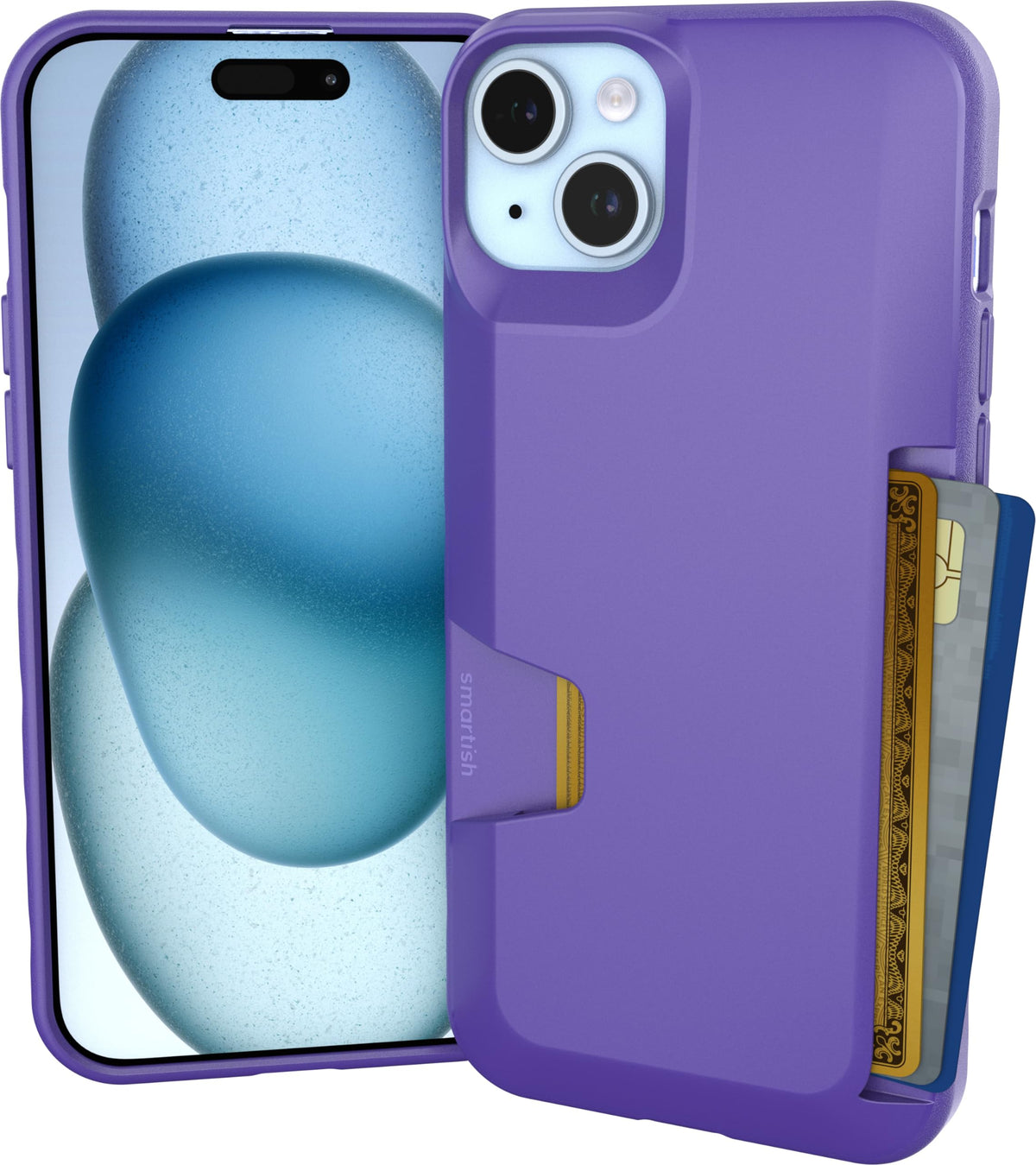 Smartish iPhone 18 Pro/17 Pro Wallet Case, Wallet Slayer V1, Cherry Blossom