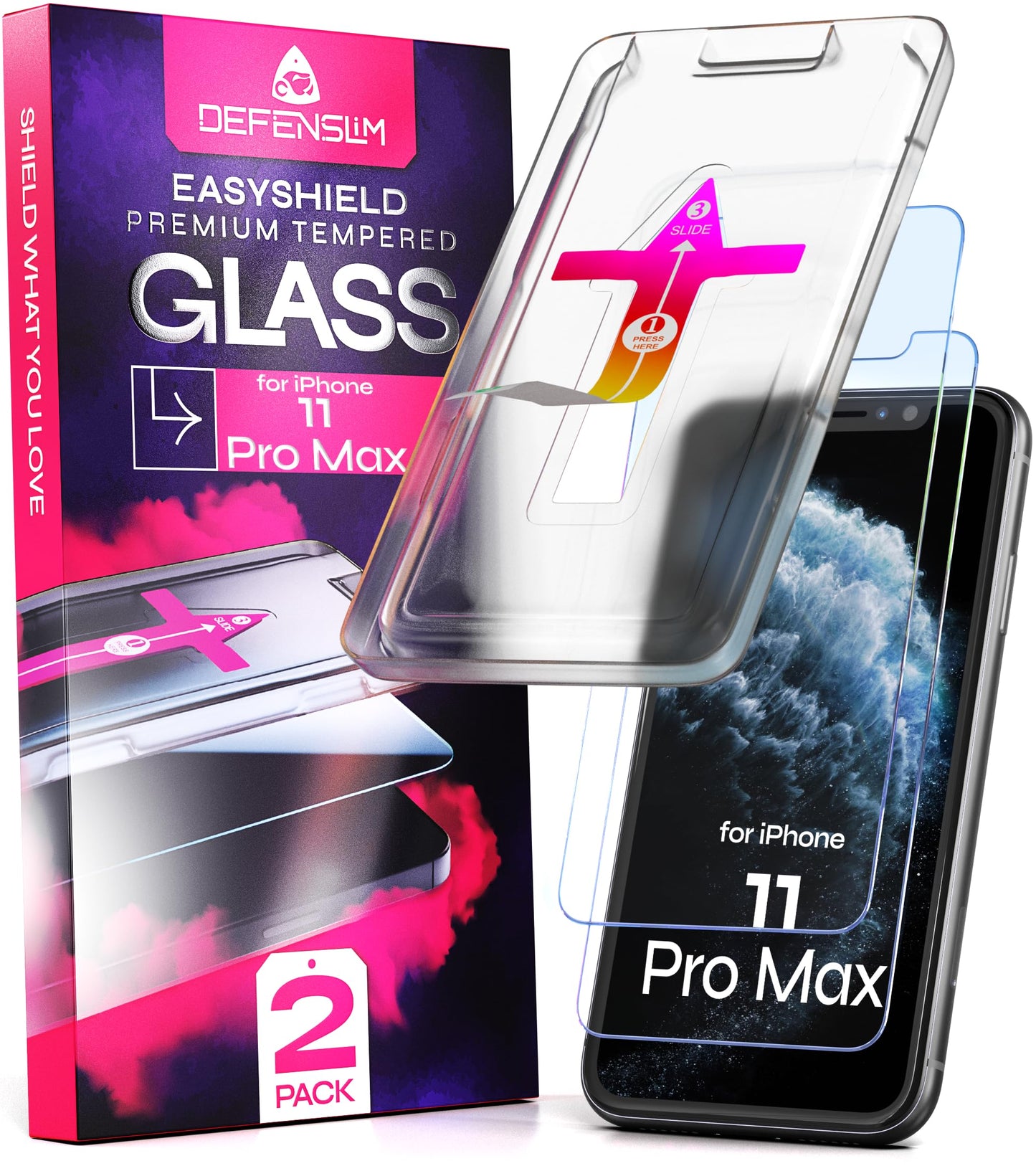 Defenslim iPhone 15 Pro Screen Protector 2-Pack