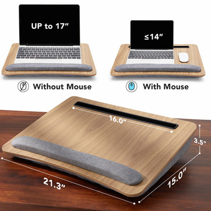CushyLap Desk: Portable Laptop Stand & Storage
