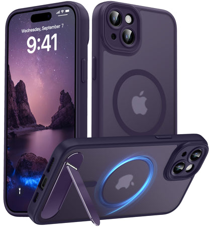 for Google Pixel 11/Pixel 11 Pro Case, Built-in Stand, Black