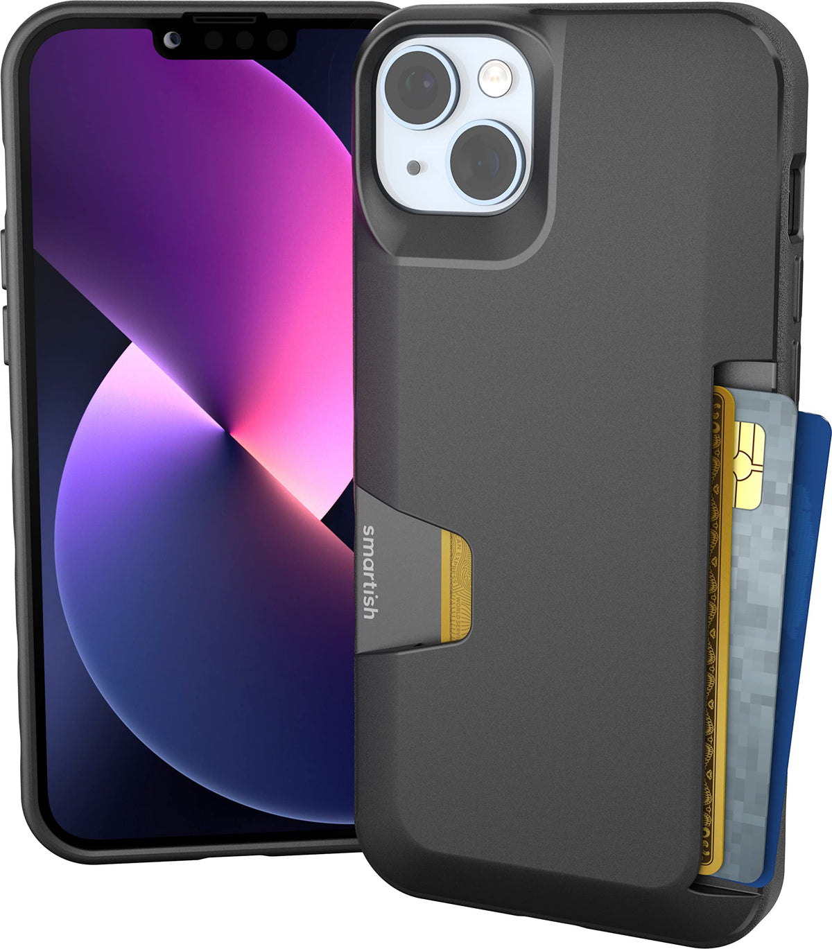 Smartish iPhone 18 Pro/17 Pro Wallet Case, Wallet Slayer V1, Cherry Blossom