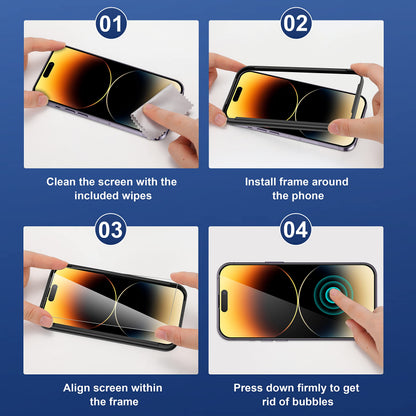 ImpactStrong 3-Pack Glass Protector for iPhone 15/16, 6.1
