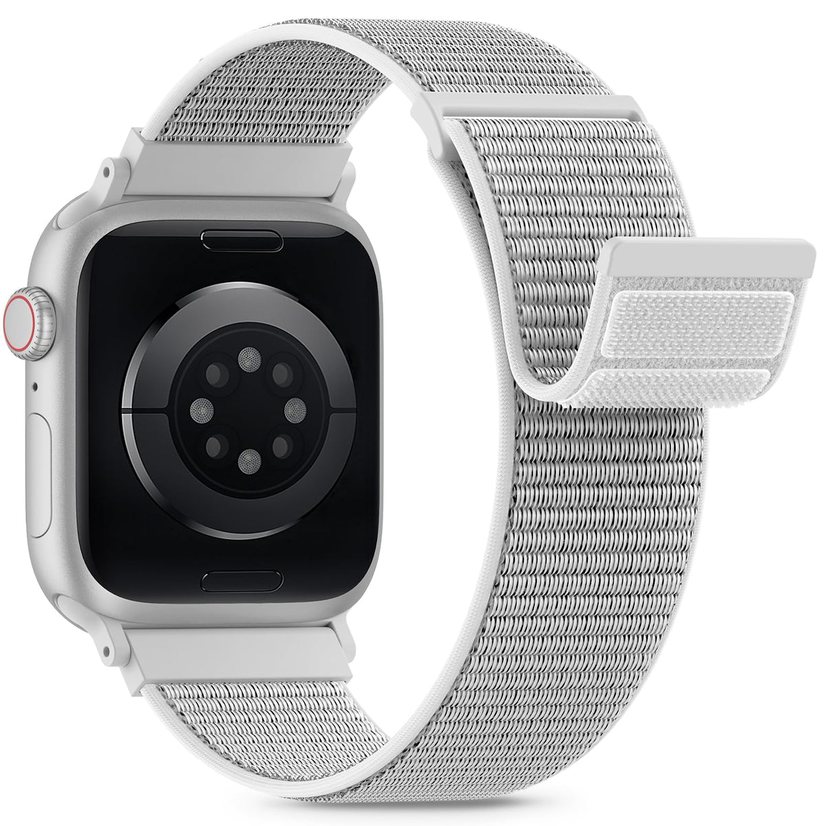 Nylon Loop Sport Band Compatible with Apple Watch Bands 44mm 45mm 46mm 49mm 42mm for Women Men, iWatch Wrist Straps for Ultra 3 2, Se, Series 11 10 9 8 7, Breathable, Soft Band Ideal for Outdoor