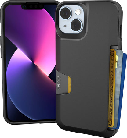 Smartish iPhone 18 Pro/17 Pro Wallet Case, Wallet Slayer V1, Cherry Blossom