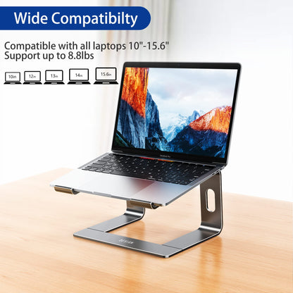 ElevatePro Aluminum Laptop Stand - Ergonomic & Stylish