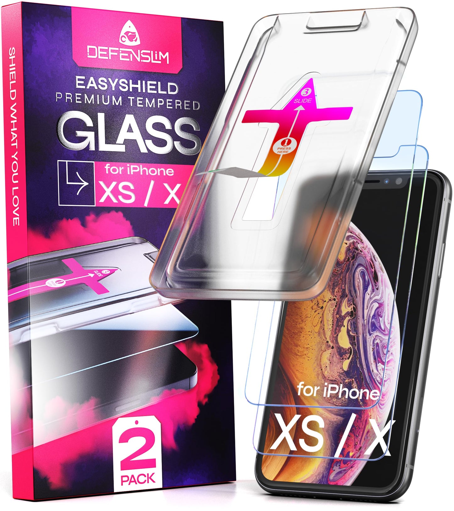 Defenslim iPhone 15 Pro Screen Protector 2-Pack