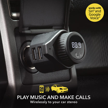 Scosche DriveConnect: Bluetooth FM & Dual USB Charger