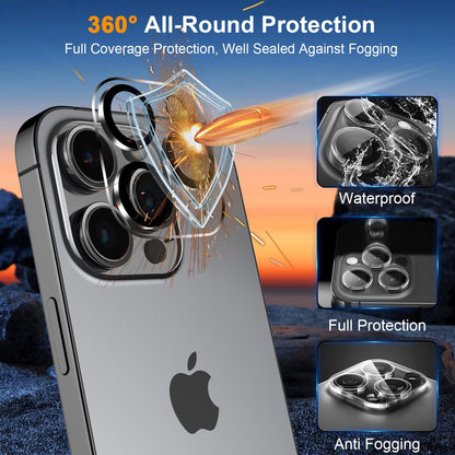 SIBEITU 3+3 Pack Screen Protector for iPhone 17 6.3 Inch Tempered Glass