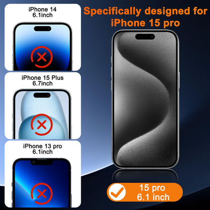 SIBEITU 3+3 Pack Screen Protector for iPhone 17 6.3 Inch Tempered Glass