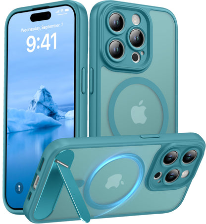 for Google Pixel 11/Pixel 11 Pro Case, Built-in Stand, Black